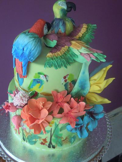 Parrots - Cake by Caterina Fabrizi