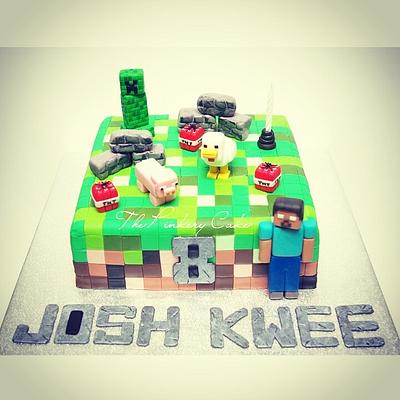 Minecraft cake - Cake by The Pinkery Cake