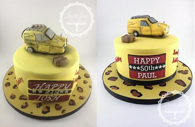 Only fools and horses! 9 months difference. - Cake by Laura Davis