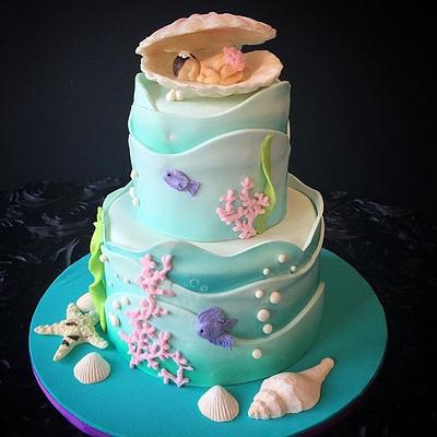 Under the sea baby  - Cake by The Sweet Duchess 