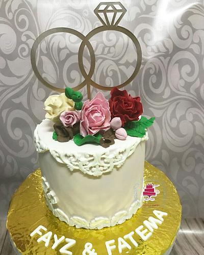 Egagement cake - Cake by Lovelycakes1