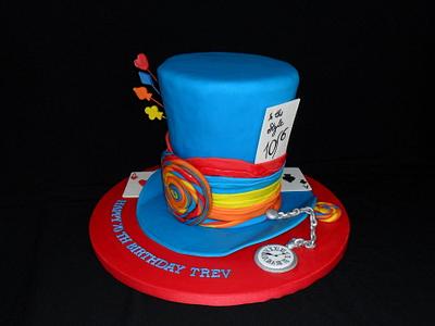 Trev's Mad hatter cake - Cake by Carole Venecourt
