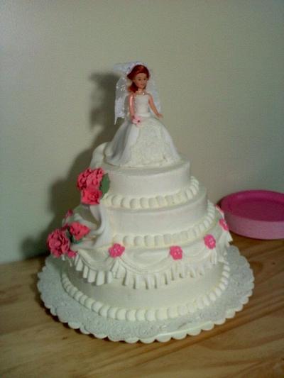 Bridal shower cake  - Cake by Kim