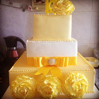 Flower cake  - Cake by romina