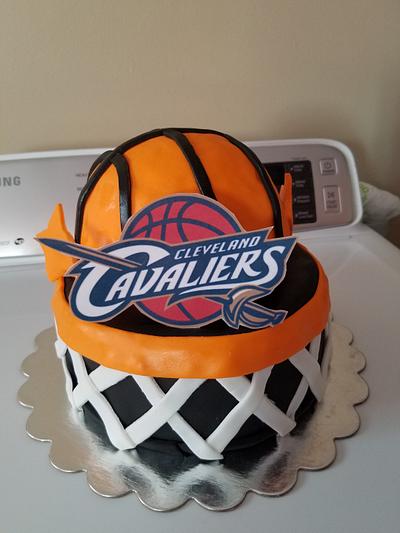 Basketball cake - Cake by Rebeca Medina