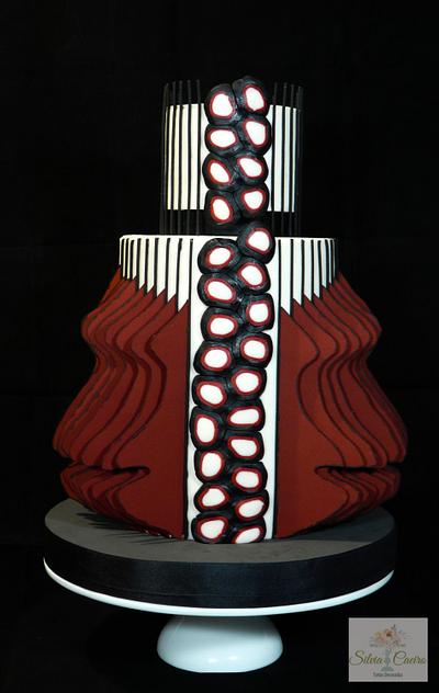 SYNTOPIA CINETIC INSPIRED CAKE - Cake by Silvia Caeiro Cakes