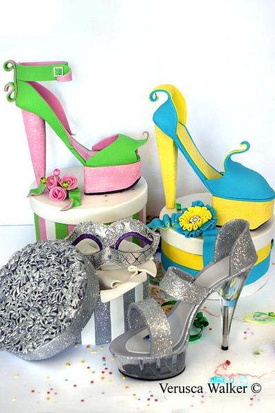 Carnaval High Heel - Cake by Verusca Walker