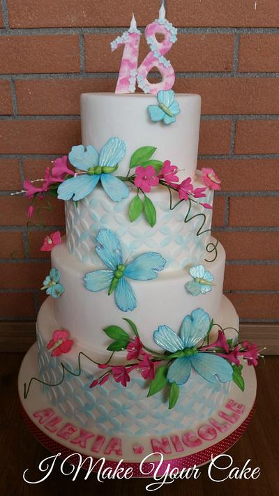 Butterflies - Cake by Sonia Parente
