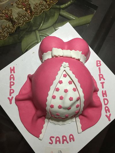 Pregnant cake - Cake by AsmaaNabeel