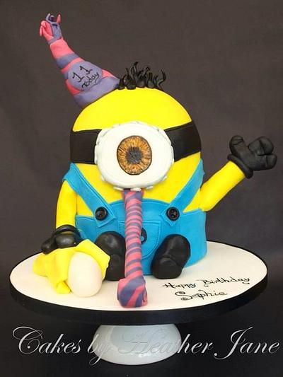 Party minion! For my gorgeous niece - Cake by Cakes By Heather Jane