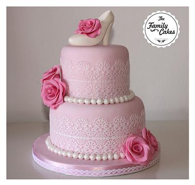 Sweet Pink Cake - Cake by TheFamilyCakes