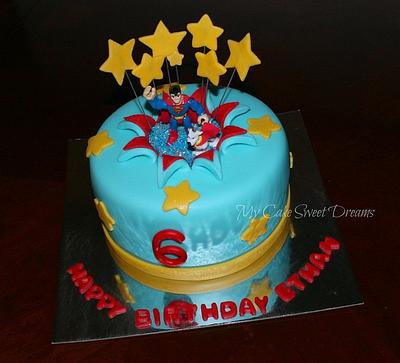 Superman Birthday Cake - Cake by My Cake Sweet Dreams