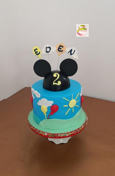 Mouse birthday cake - Cake by Ruth - Gatoandcake