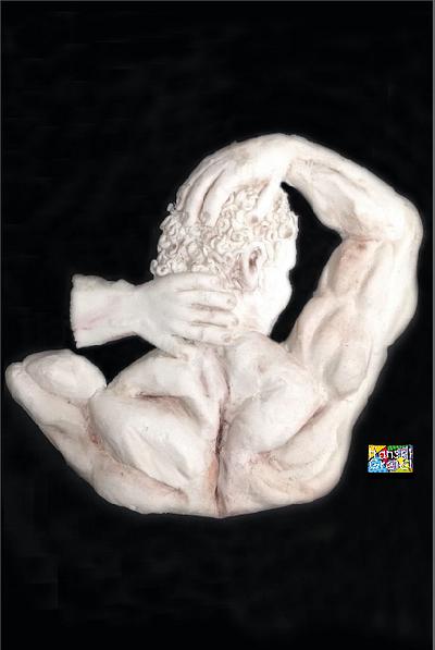 THESEUS - Grecoroman style Statues Challenge by Bakerswood - Cake by hanselygretel