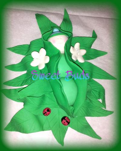 Pea in a pod (Topper) - Cake by Angelica