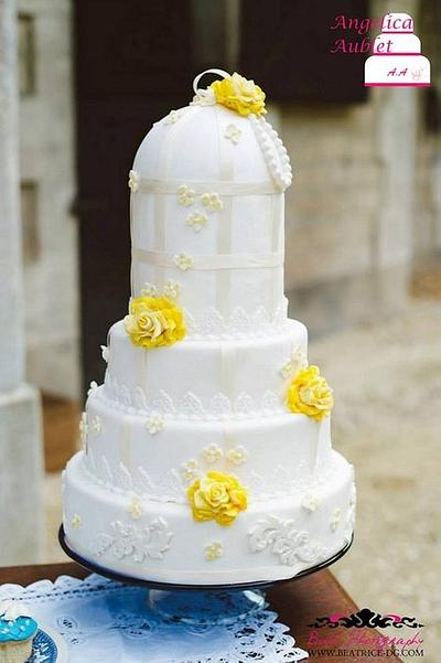 Bird Cage wedding Cake - Cake by Angelica