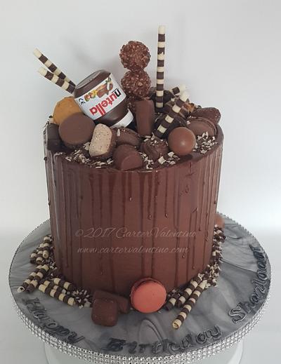 Nutella drip cake - Cake by Carter Valentino Ltd