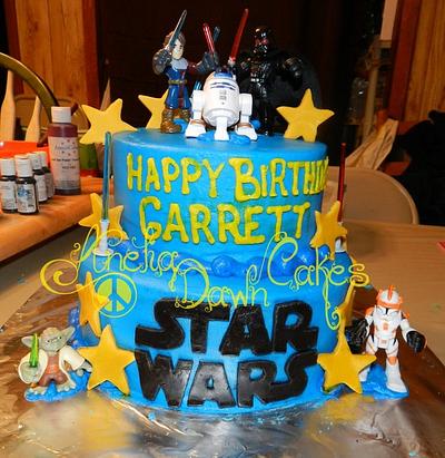 Star Wars birthday cake - Cake by AneliaDawnCakes