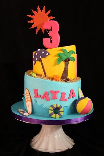 Layla's 3rd - Cake by SweetdesignsbyJesica