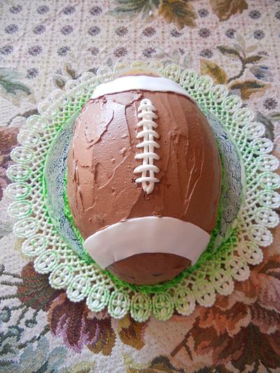 cake rugby ball - Cake by Littlesweety cake