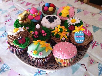 Easter cupcakes - Cake by Lesley Southam