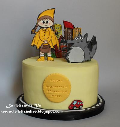 Little yellow riding hood - Cake by le delizie di ve