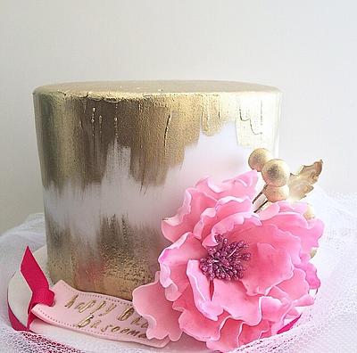 Gold Cake  - Cake by Shafaq's Bake House