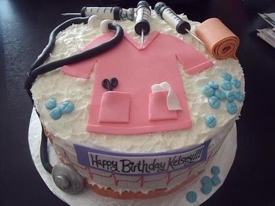 Nurse's Birthday - Cake by The Cakery 