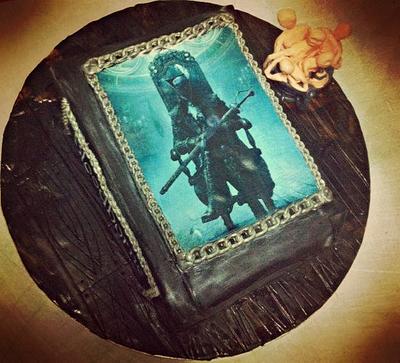 Bloodborne book cake - Cake by Emily Lovett