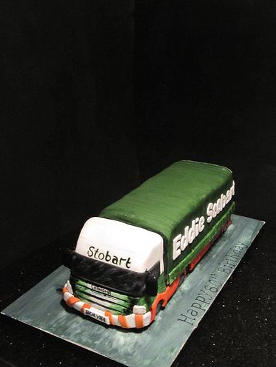 eddie stobart cake  - Cake by d and k creative cakes