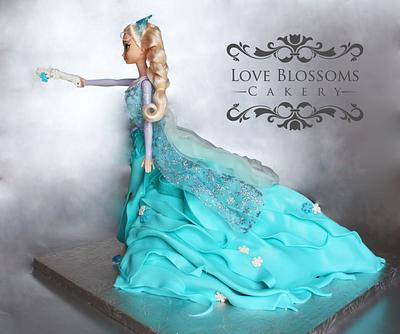 Frozen Fashion Cake - Cake by Love Blossoms Cakery- Jamie Moon