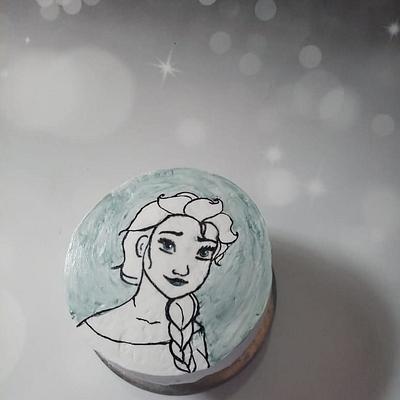 Frozen Elsa - Cake by aayotee mukhopadhyay