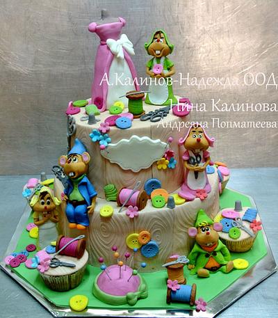 Cinderella dress - Cake by Nina Kalinova