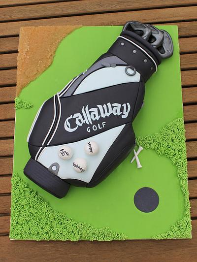 Callaway Golf Bag Cake - Cake by Cake Creations By Hannah