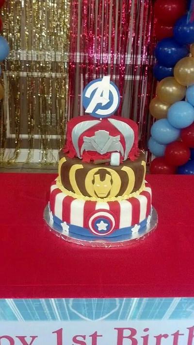 Avengers  - Cake by Nikki 