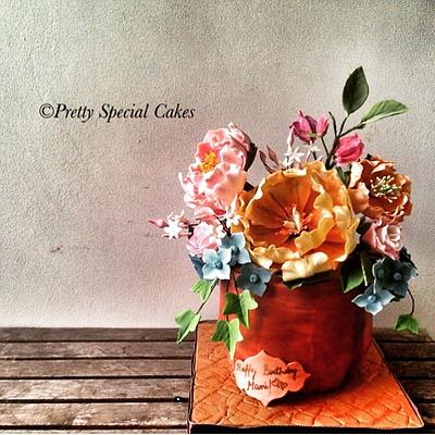 Copper Vase - Cake by Pretty Special Cakes