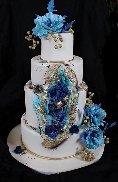 svatební dort s kameny - Cake by matahary