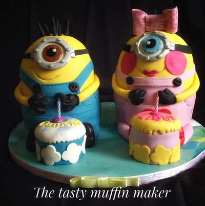 First minions cake  - Cake by Andrea 