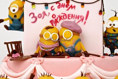 12 crazy minions - Cake by Olga Danilova