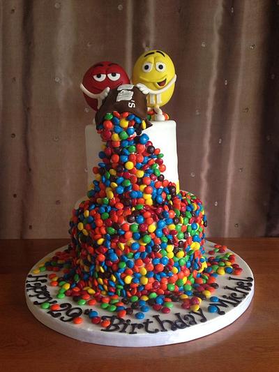 M&M's Birthday Cake - Cake by Sweet Shop Cakes