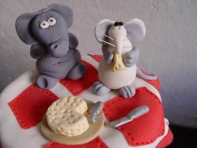 Rat and Elefant Cake. - Cake by Anna Paola Stroppiana
