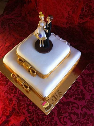 Wedding Cake - Cake by P Cakes