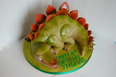 Stegosaurus Cake - Cake by Tiers Of Happiness
