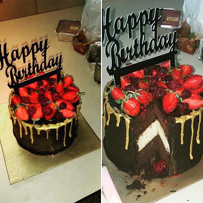 A decadent choco mocha and vanilla cakehewies! - Cake by Priyanka