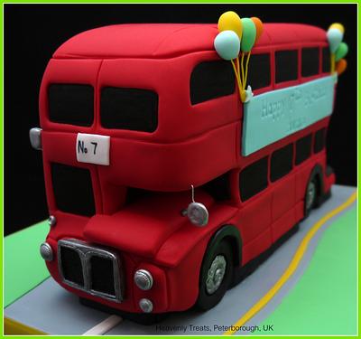 Double decker bus - old london route master - Cake by Heavenly Treats by Lulu