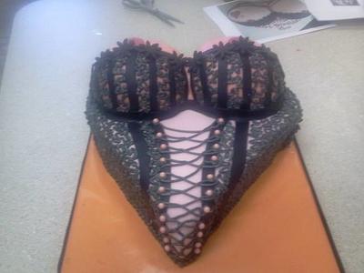 Burlesque Cake  - Cake by Wendy Lynne Begy