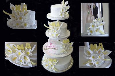 WEDDING CAKE - Cake by SUGARScakecupcakes