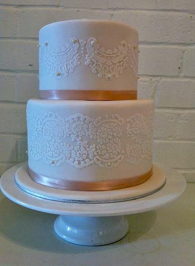 Christening cake - Cake by Kathy Cope