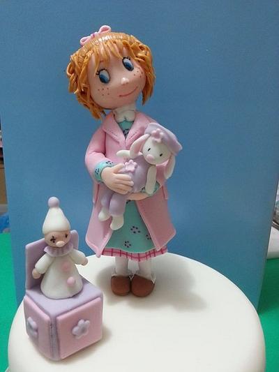 Little girlcake - Cake by Novel-T Cakes