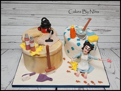 Obsessive Cleaner - Cake by Cakes by Nina Camberley